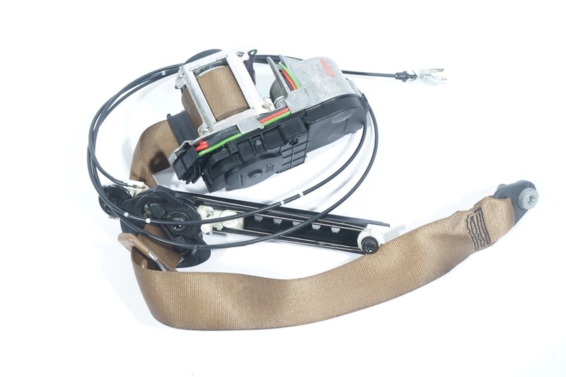 2007 - 2009 MERCEDES BENZ S550 W221 FRONT LEFT BEIGE SEAT BELT RETRACTOR OEM