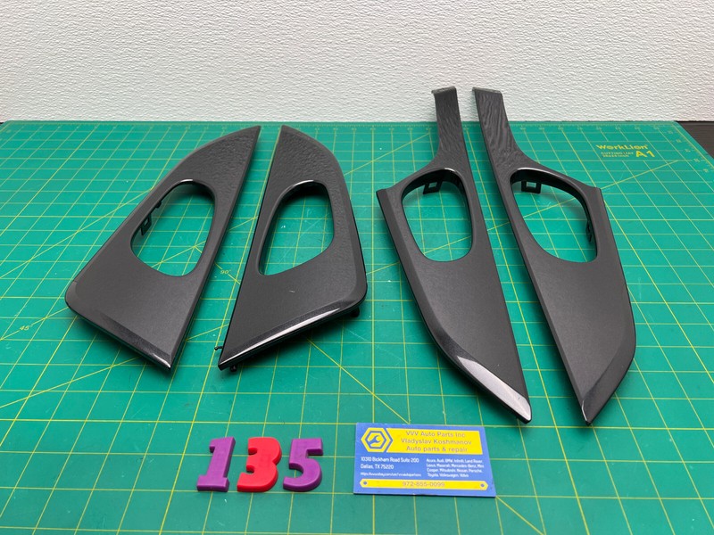 15-20 Nissan Rogue FRONT & REAR DOOR WINDOW SWITCH BEZEL COVER TRIM SET OF 4 OEM