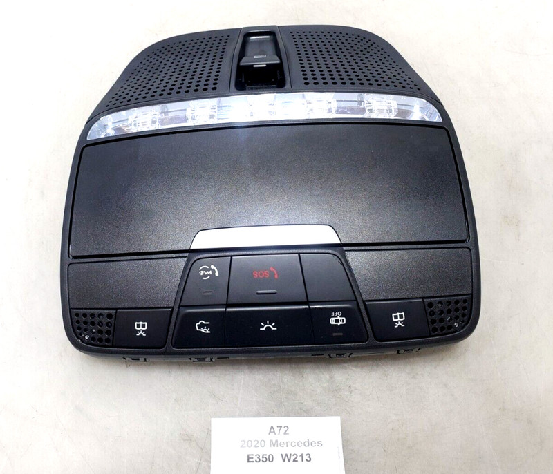 ✅ 2018-2020 OEM Mercedes W213 E450 E350 E63 Front Roof Overhead Dome Light Lamp