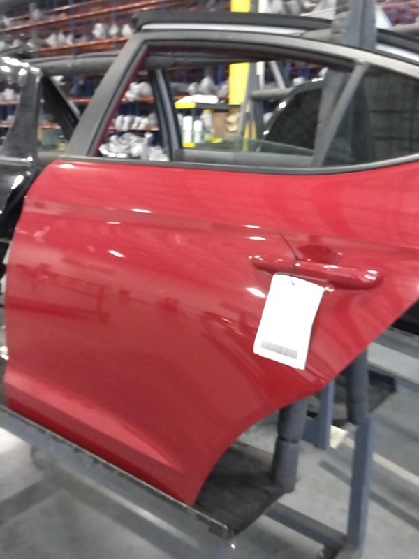 2020 Hyundai Elantra Rear Left Door Red 649415 133K Mileage OEM Used