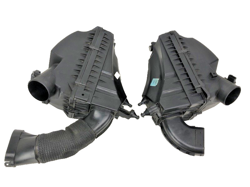 Jaguar XF XFR X250 2010-2015 Dual Air Cleaner Filter Boxes w/ MAF Sensors Set