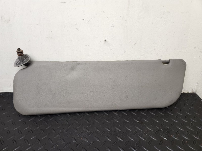 00-02 Ford E150 Van Left Driver Sun Visor Vinyl Gray OEM F8UZ-1504105-AAD