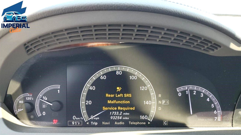 10-13 MERCEDES S550 W221 INSTRUMENT CLUSTER SPEEDOMETR GAUGE OEM - 93K MILES -