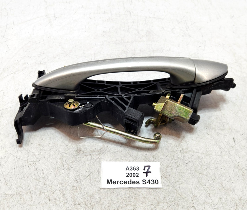 ✅ 00-06 OEM Mercedes W220 S430 Rear Left Driver Exterior Door Handle Silver *