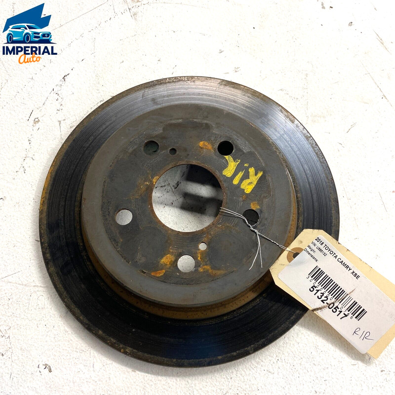 Rear Right or Left Brake Rotor Disc Toyota Camry XSE 2018-2023 OEM 1 PCS