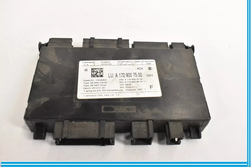 08-20 Mercedes W212 E350 C300 Front Left Driver Side Seat Control Module OEM