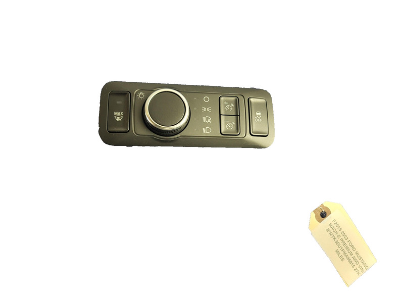 Used Oem Ford Left Driver Dash Headlight Switch Panel 2021-2025 Mustang Mach-E