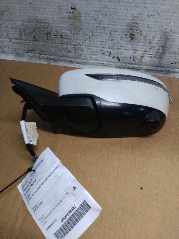 Used Left Door Mirror fits: 2015 Nissan Rogue power VIN 5 1st digit USA built he