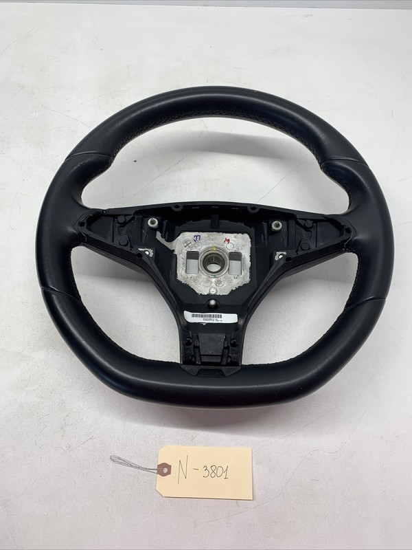 2012-2020 Tesla Model S Steering wheel black leather 1005279-00-D 3801 U23