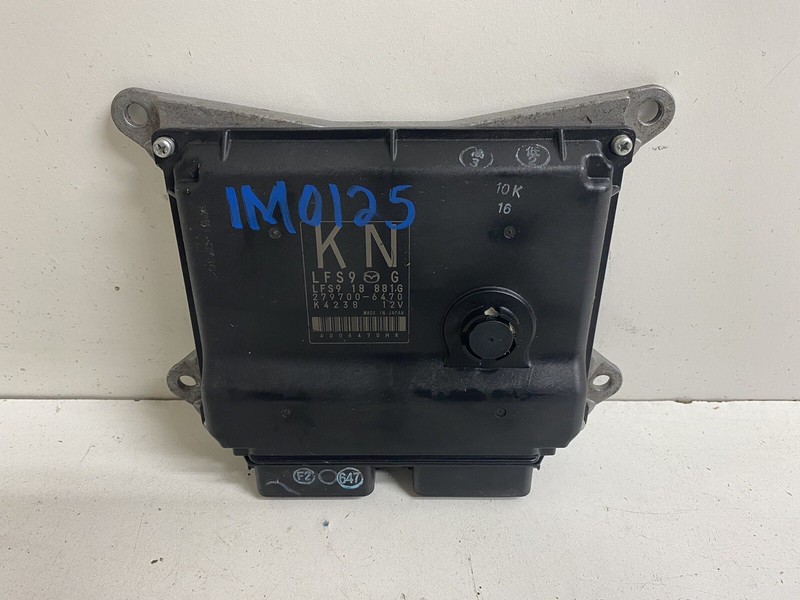 2007-2009 Mazda 3 2.0 Auto Engine Computer Module LFS9 18 881 G Ecu Ecm Pcu Pcm
