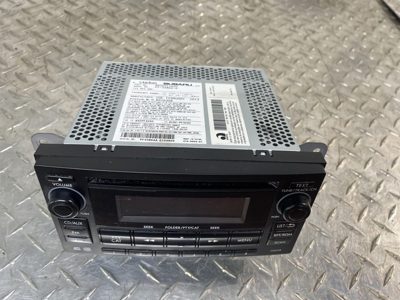 2012-2014 Subaru Impreza Crosstrek 86201FJ620 OEM Radio CD Receiver Oem