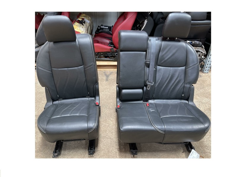 2013-2015 INFINITI QX60 JX35 REAR BACK 2ND ROW SECOND ROW BLACK LEATHER SEAT OEM