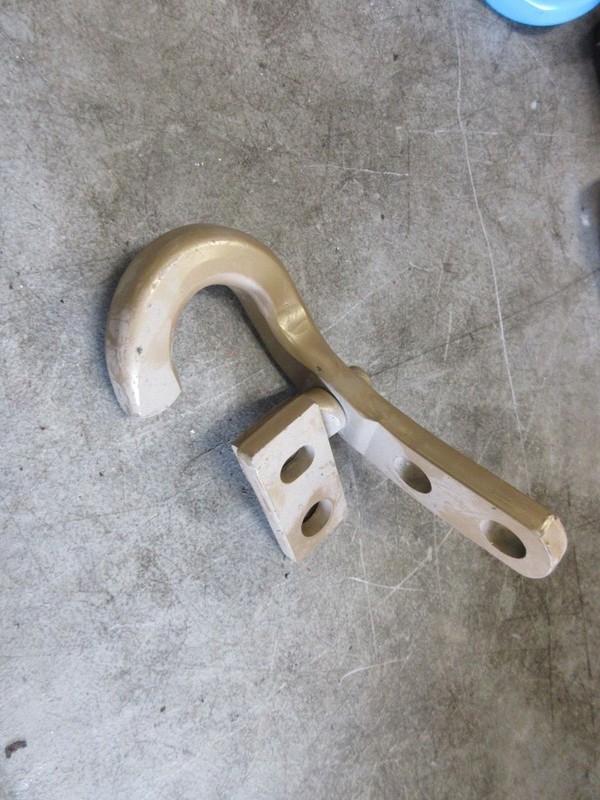 2021-2026 Jeep Wrangler JL OEM Rear Bumper Tow Hook Bronze Gold 68521397