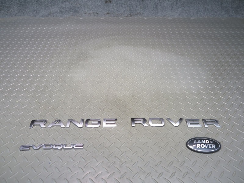 2012-2019 RANGE ROVER EVOQUE L538 REAR EMBLEM LOGO BADGE LETTER SYMBOL SET