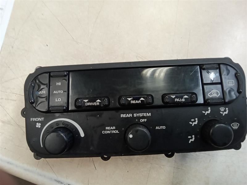 Temperature Control AC Front Dash 3 Zone Driver Fits 05-07 CARAVAN 120183