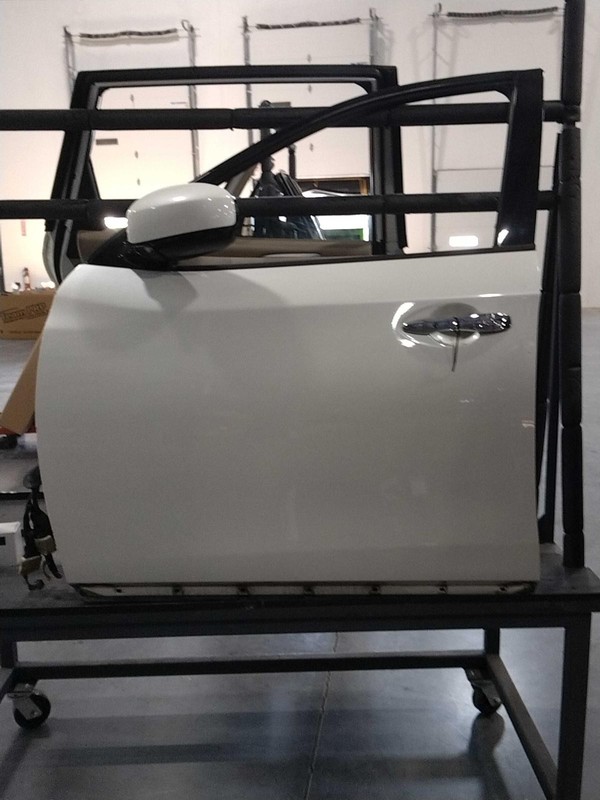 2015 Nissan Pathfinder Front Left Door White QAB 257231 Used 140k Miles