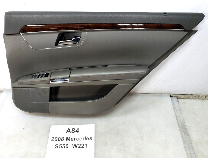 ✅ 07-13 OEM Mercedes W221 S550 Rear Right Passenger Interior Door Panel Trim