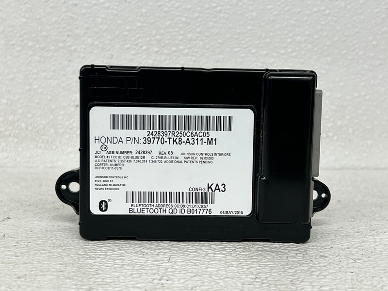 ⭐2014-2017 HONDA ODYSSEY BLUETOOTH COMMUNICATION CONTROL MODULE UNIT OEM LOT2556