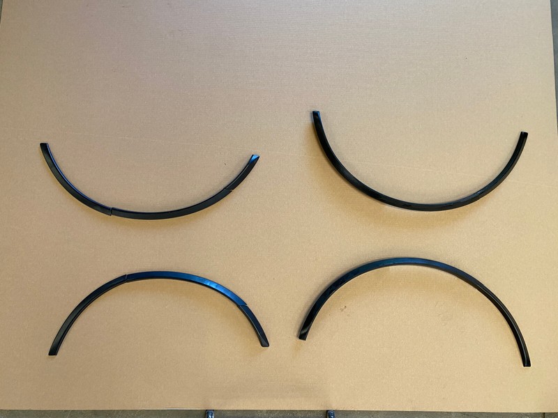 2007-2009 AUDI Q7 WHEEL ARCH FLARE MOLDING TRIM SET S-LINE OEM LOT686