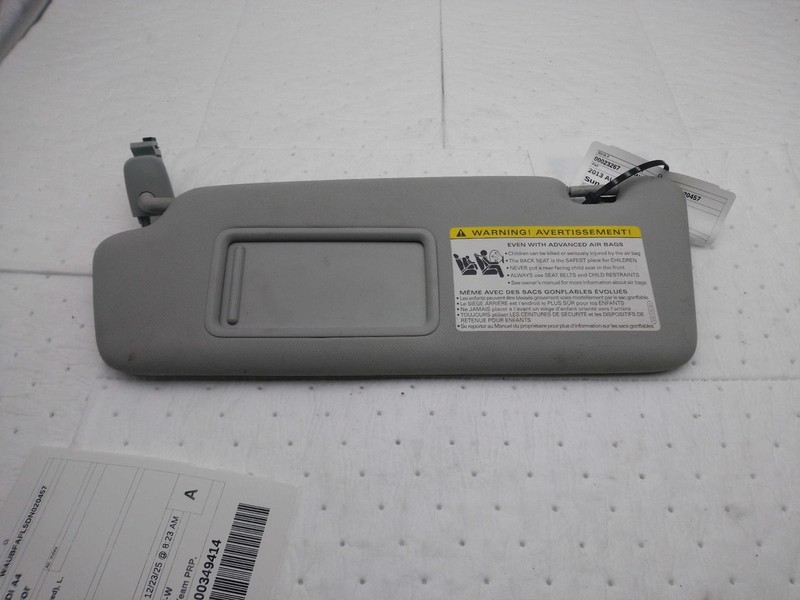 2013 Audi A4 Blue Used Sun Visor OEM Part #197265 113K Mileage
