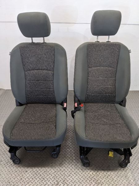 2014-2020 Dodge Ram 1500 RH & LH Front Seats OEM Gray Cloth