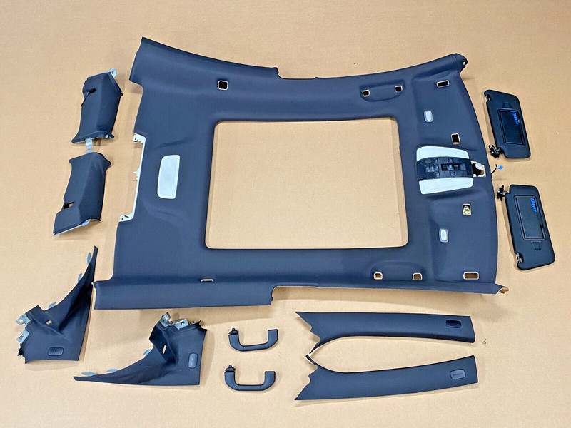 ⭐2012-2015 MERCEDES C250 C350 COUPE FULL ROOF HEADLINER A B C PILLAR OEM LOT2404
