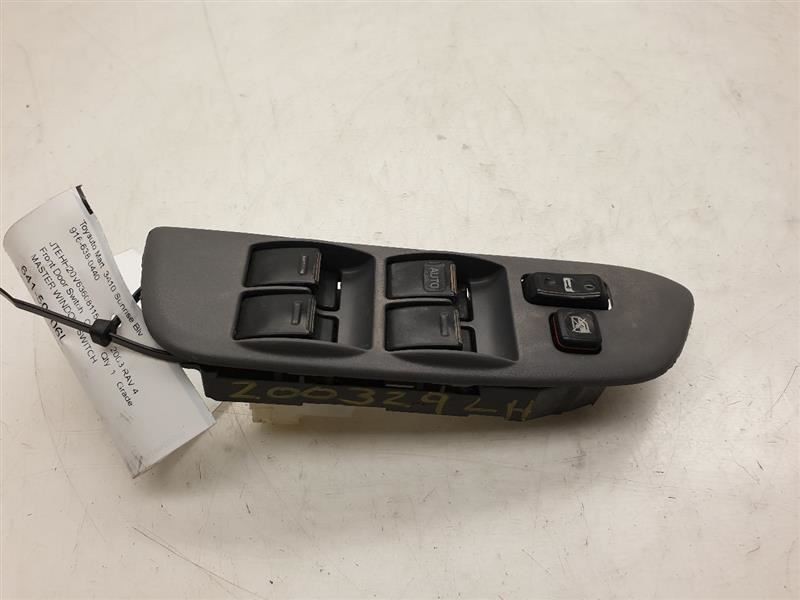 01-03 TOYOTA RAV4 DRIVER SIDE FRONT DOOR MASTER SWITCH ASSEMBLY