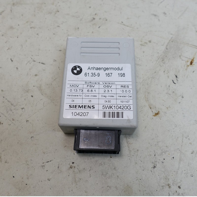 2007-2009 BMW 3-Series 5-Series X5 X6 Factory Trailer Towing Hitch Module OEM