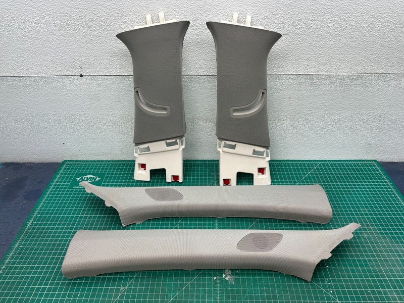 13-18 Cadillac ATS Sedan FRONT and CENTER UPPER B and C PILLAR INTERIOR TRIM OEM