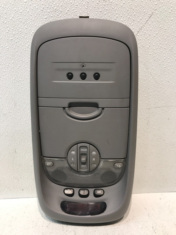 02-05 Kia Sedona Overhead Dome Light Sun Roof Control Console OEM Gray Grey