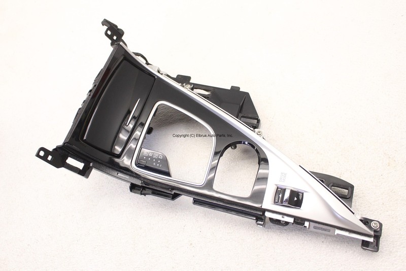 2014 2015 INFINITI Q50 CENTER CONSOLE ASHTRAY SHIFTER TRIM NAVIGATION W/O WOOD