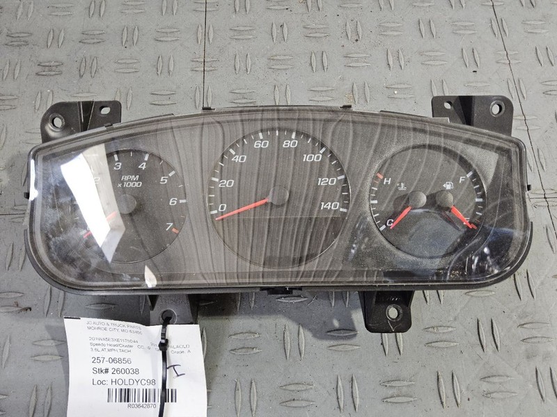 2012-2016 Chevy Impala Speedometer Instrument Cluster 3.6L MPH