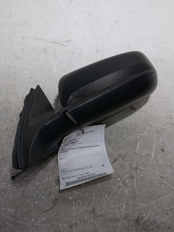 2013 Chevrolet Malibu Left Door Mirror Assembly, Used, 130K Miles, OEM 315020