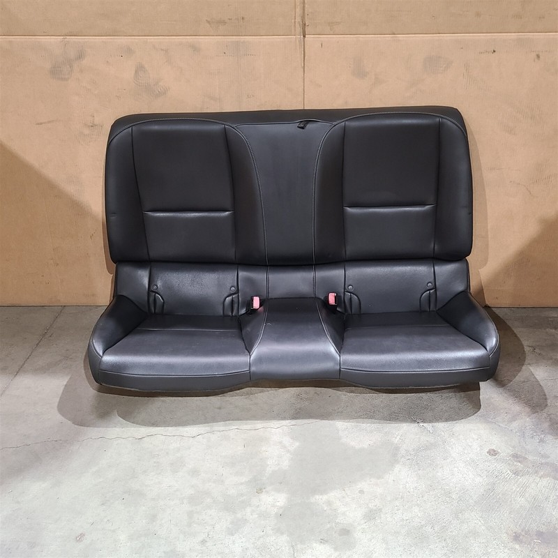 10-15 Camaro SS Coupe Leather Seats Upper Lower Rear Seat Set Aa7434