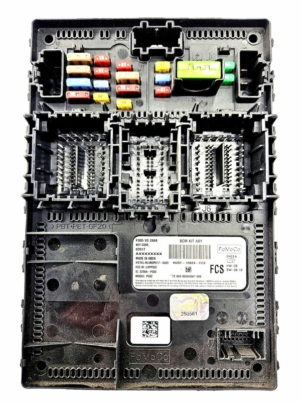 2018-2020 Ford EcoSport Body Control Module OEM HU5T-15604-FCS Needs Programming