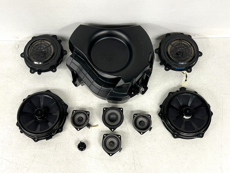 ⭐11-18 PORSCHE CAYENNE FRONT & REAR DOOR SUBWOOFER SOUND SPEAKER OEM LOT2542