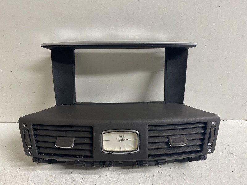 2011-2013 Infiniti M37 Heater A/C Radio Stereo Climate Bezel Hood Trim Cover