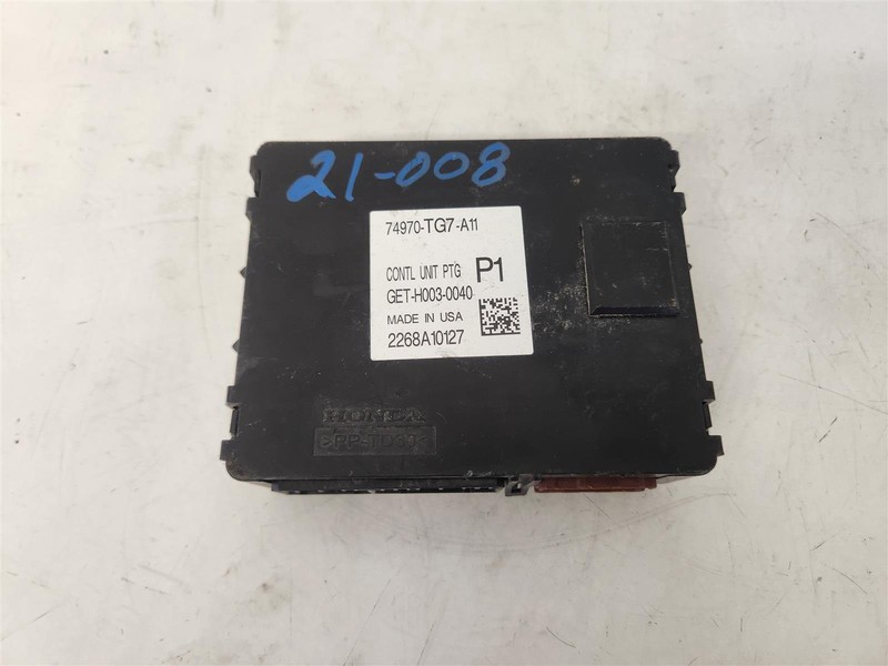 2016-2019 Honda Pilot Power Tailgate Control Module 74970-Tg7-A11 74970Tg7a11