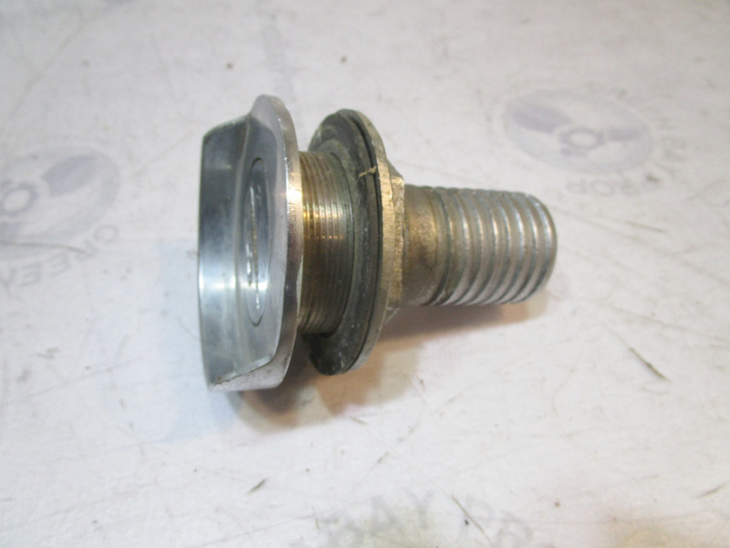 Vintage 1964 Starcraft Holiday Boat Metal Fuel Gas Cap & Filler Tube