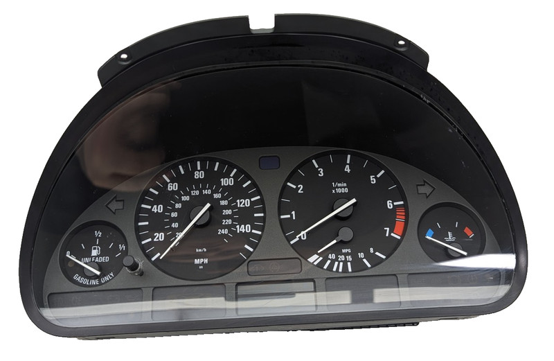 1999 2000 BMW E39 528i CLUSTER SPEEDOMETER INSTRUMENT 62118375673