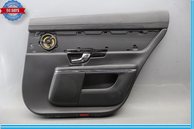 10-18 Jaguar XJ XJL X351 XJR Rear Right Side Interior Door Trim Panel Black Oem