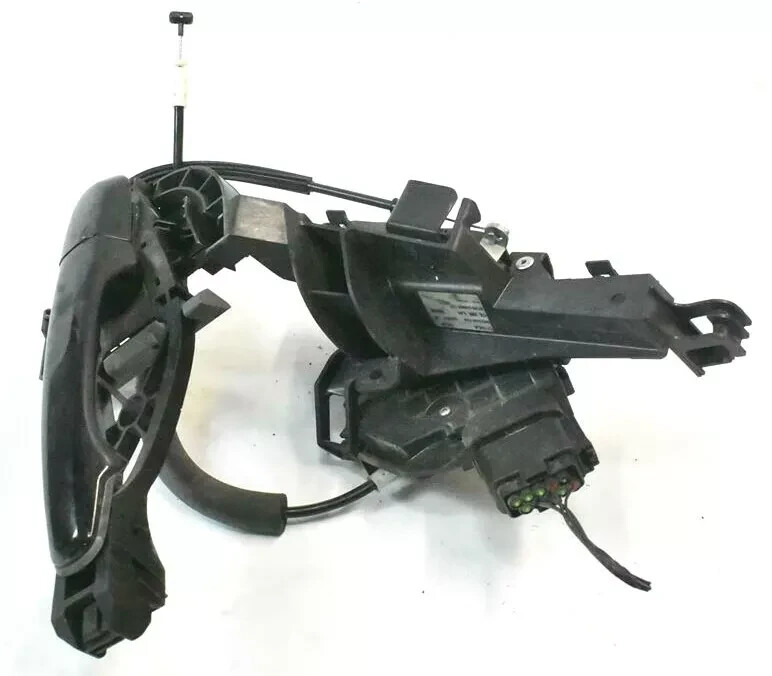 09-15 Jaguar X250 XF XJ Rear Left Driver Side Door Handle w/ Lock Latch OEM