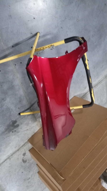 2010 Chevrolet Malibu Left Fender Red 338356 Used 139K Miles