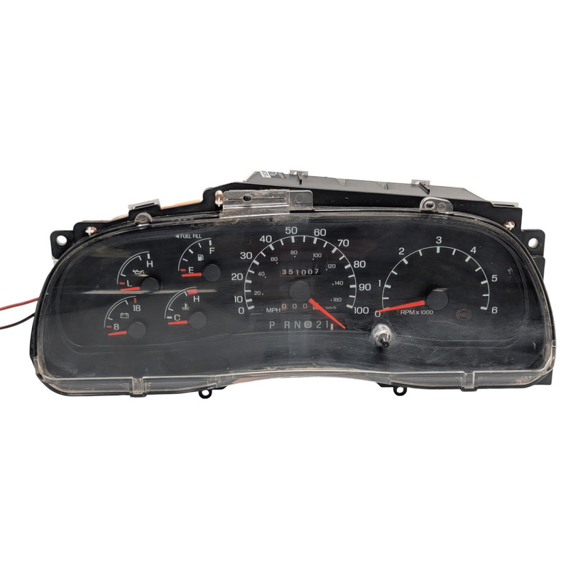 1999 2000 2001 Ford F250 F350 Gas Speedometer Gauge Cluster 351,007 Miles OEM