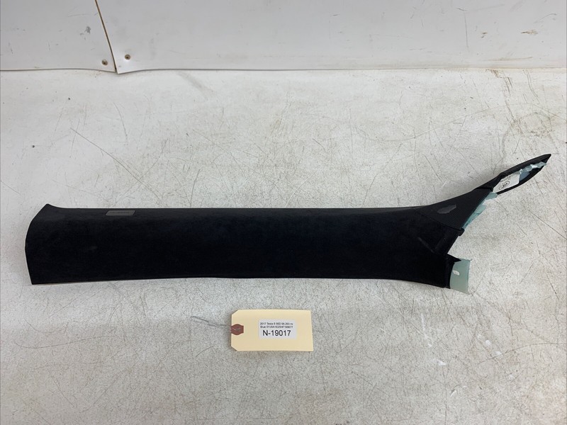 ⚡️12-21 TESLA MODEL S LEFT DRIVER SIDE A-PILLAR UPPER TRIM ALCANTARA 19017 U22