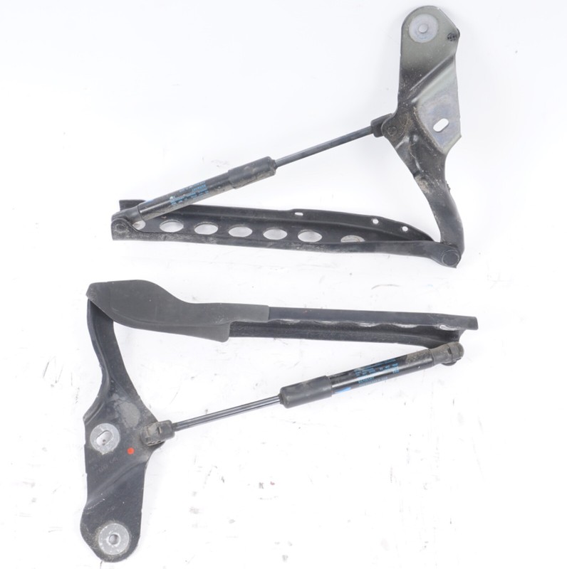 11-18 AUDI D4 A8 A8L S8 LEFT RIGHT BONNET HOOD HINGE SUPPORT PAIR SET OEM