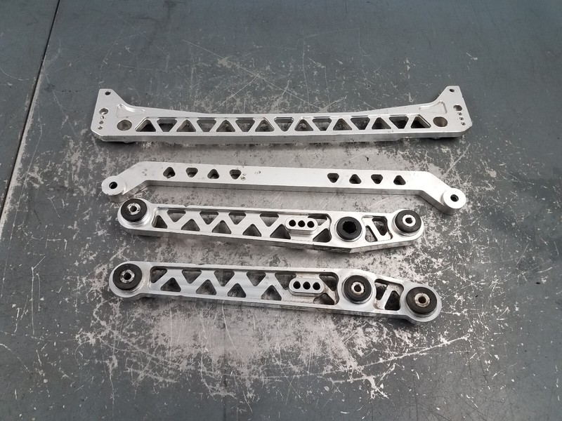 1999 99 00 Honda Civic Si EM1 Billet Rear Subframe Brace / Control Arms #9108 F4