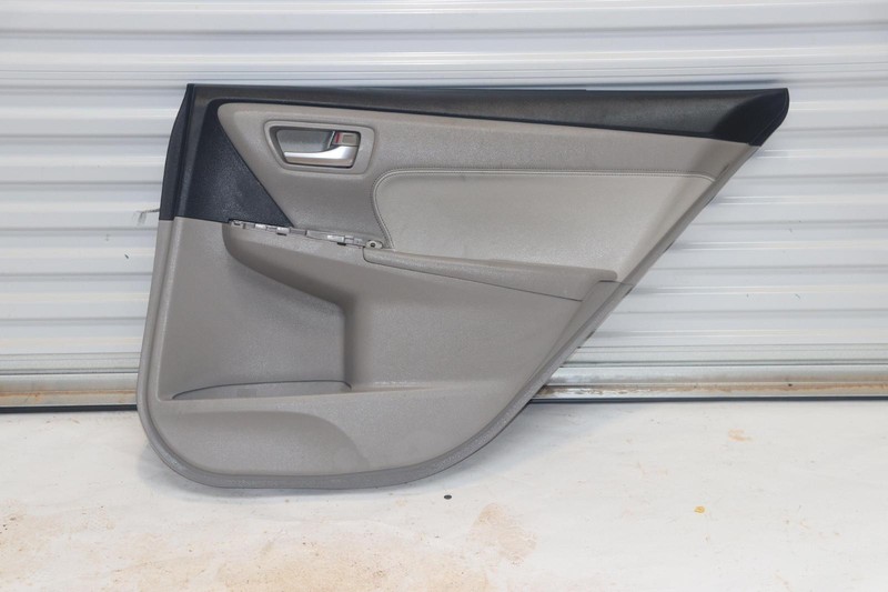 2015 TOYOTA CAMRY REAR RIGHT PASSENGER SIDE DOOR PANEL TRIM COVER OEM