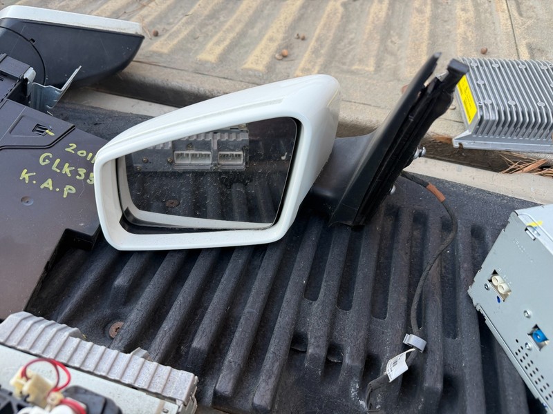 10-12 MERCEDES GLK CLASS GLK350 OEM LH DRIVER SIDE WHITE DOOR MIRROR