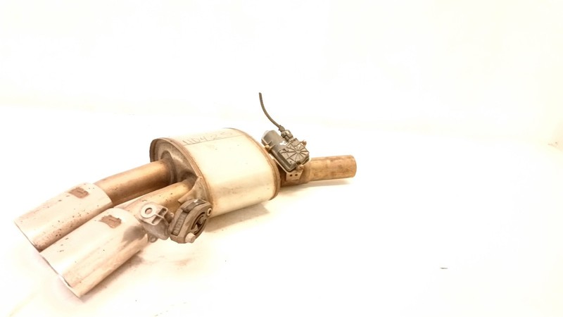 18-24 AUDI B9 S4 3.0 DUAL TIP PIPE EXHAUST MUFFLER REAR LEFT DRIVER OEM 110425